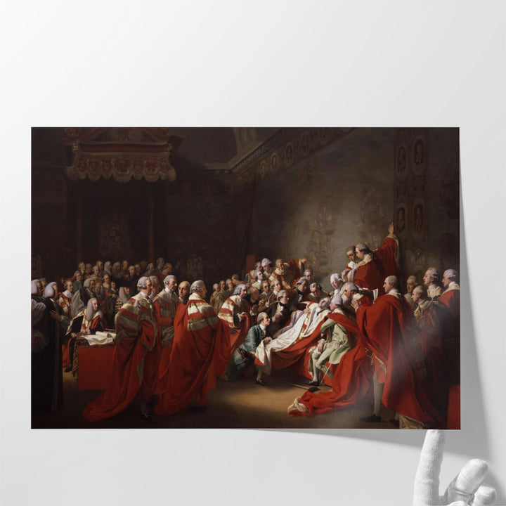 The Death of Chatham - Canvas Print Wall Art