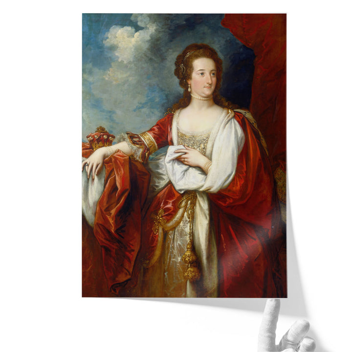 lizabeth,Countess of Effingham - Canvas Print Wall Art