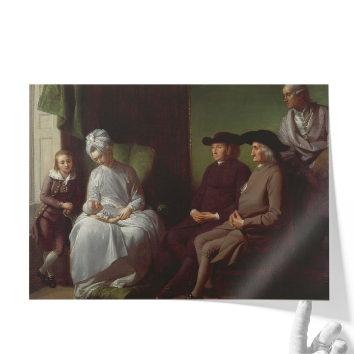 The Artist and His Family - Canvas Print Wall Art
