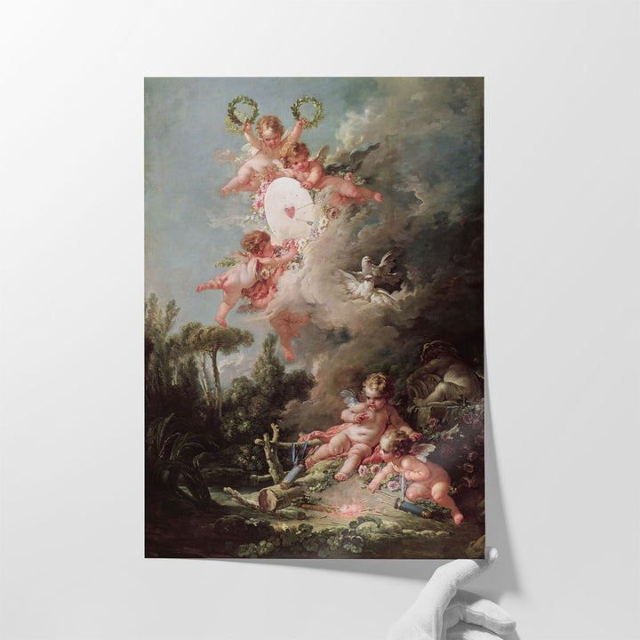 Cupid's Target - Canvas Print Wall Art