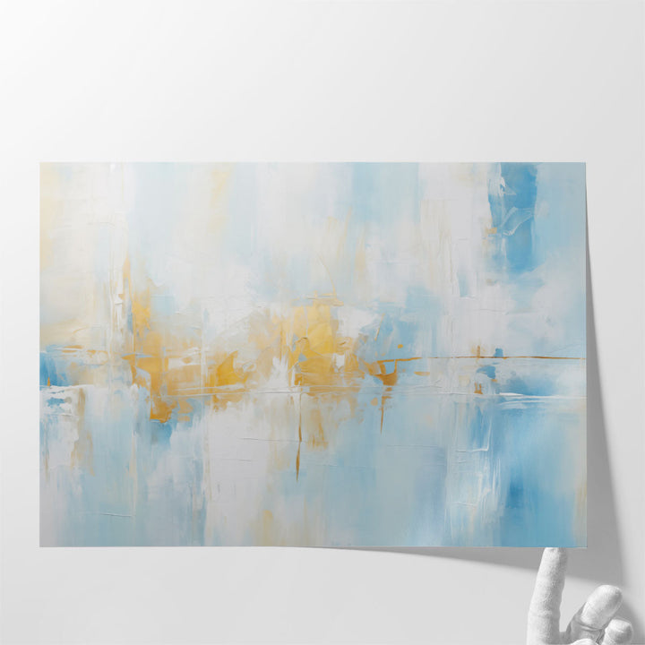 Azure Bliss Palette - Canvas Print Wall Art