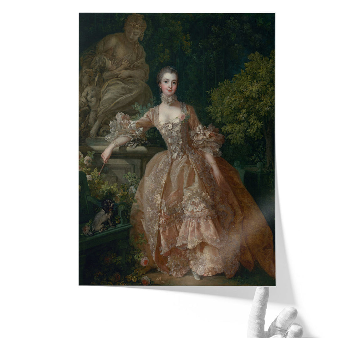 Madame de Pompadour, 1759 - Canvas Print Wall Art