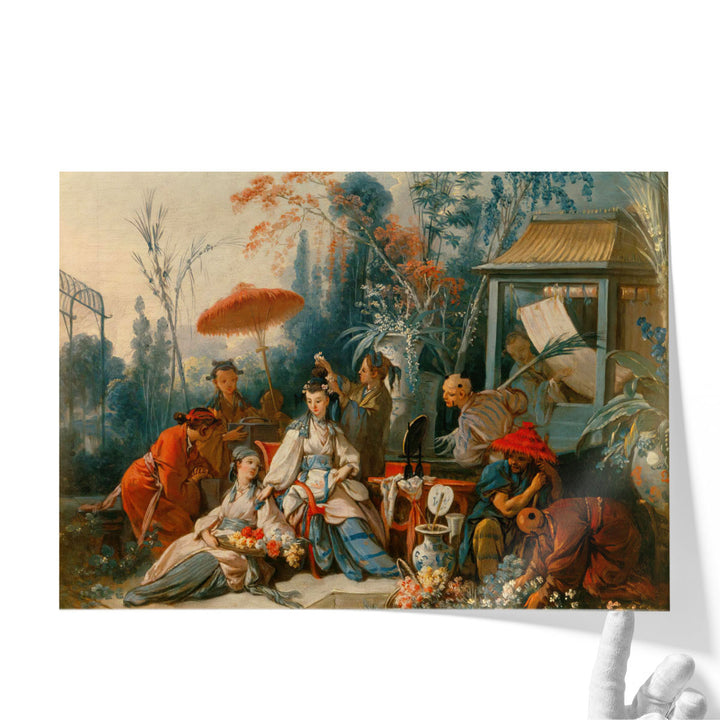 The Chinese Garden, 1742 - Canvas Print Wall Art