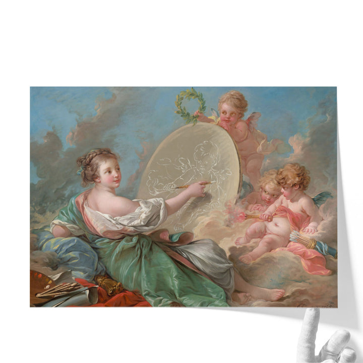 Allegory of Painting, 1765 - Canvas Print Wall Art