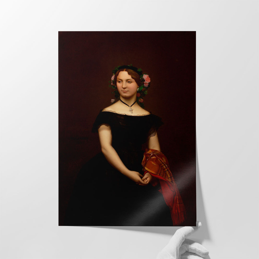 Portrait de Mademoiselle Durand - Canvas Print Wall Art