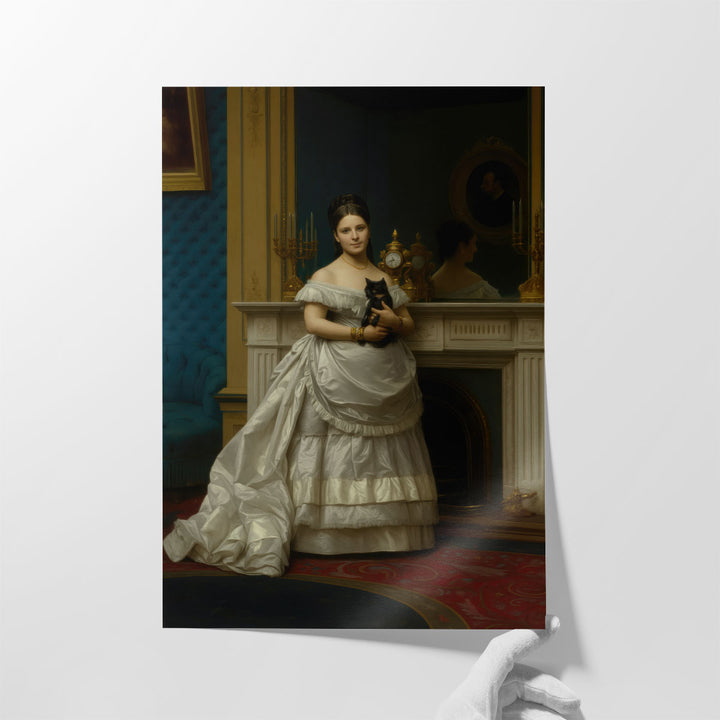 Portrait of Marie-Anne d Escoubleau de Sourdis, Madame Charles-Joachim Lefèvre - Canvas Print Wall Art