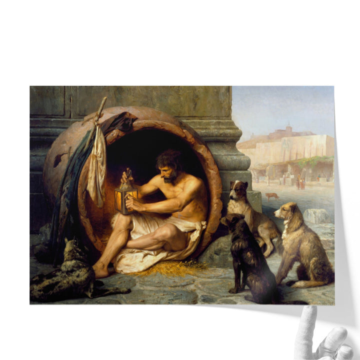 Diogenes, 1860 - Canvas Print Wall Art