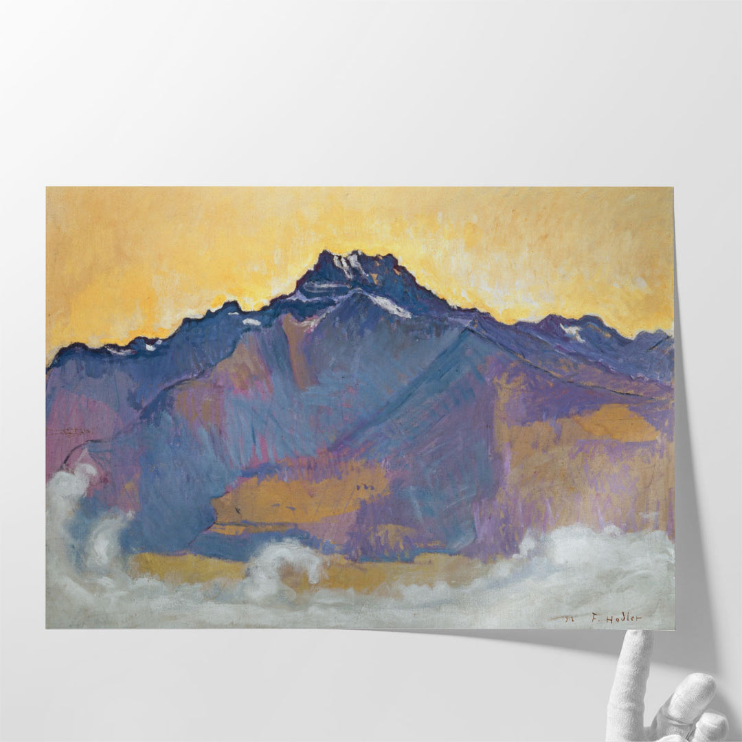 The Dents Du Midi Seen from Chesières, 1912 - Canvas Print Wall Art