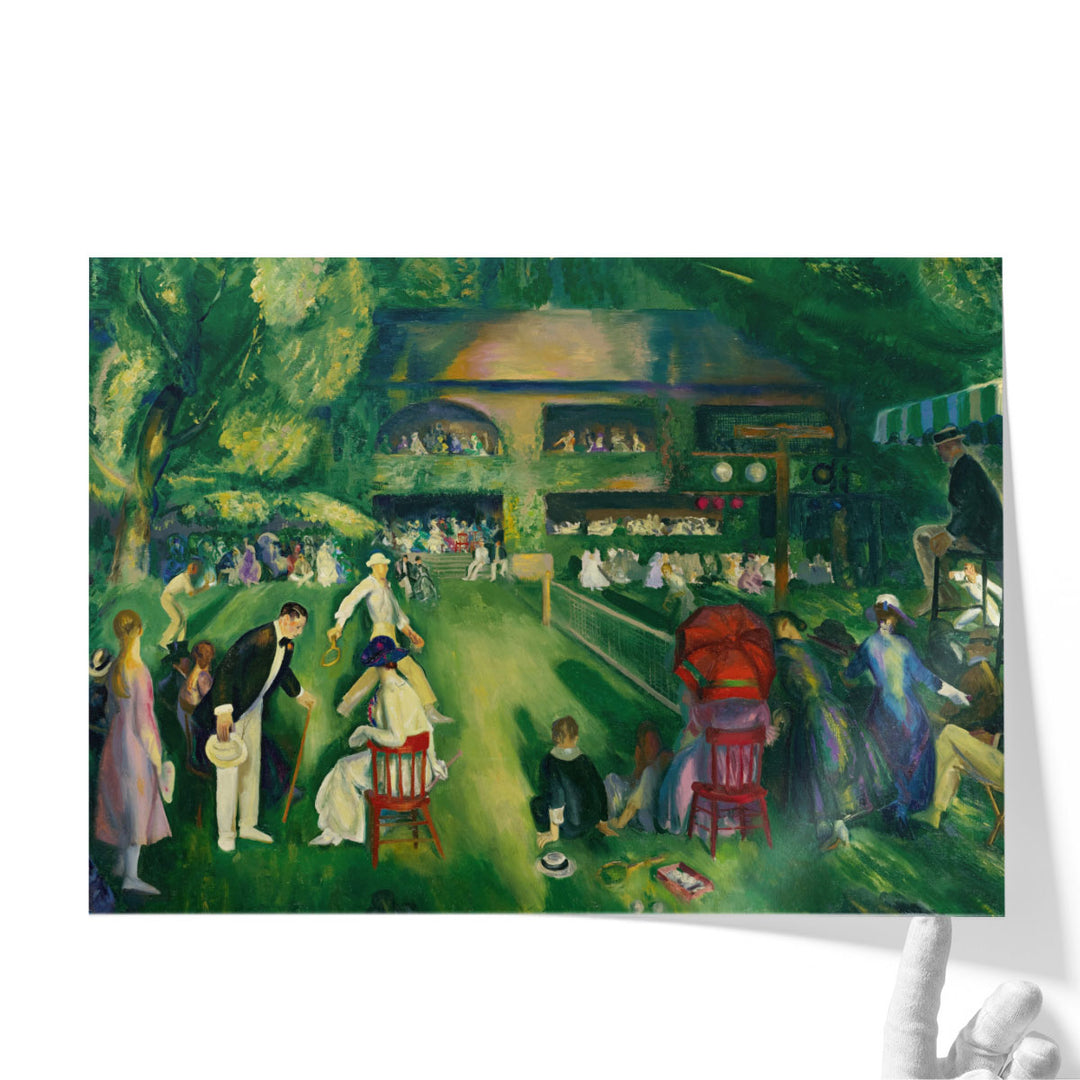 Tennis at Newport, 1920 - Canvas Print Wall Art