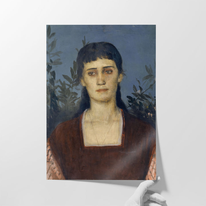 Portrait of Clara Bruckmann-Böcklin, Eldest Daughter of the Artist, 1876 - Canvas Print Wall Art