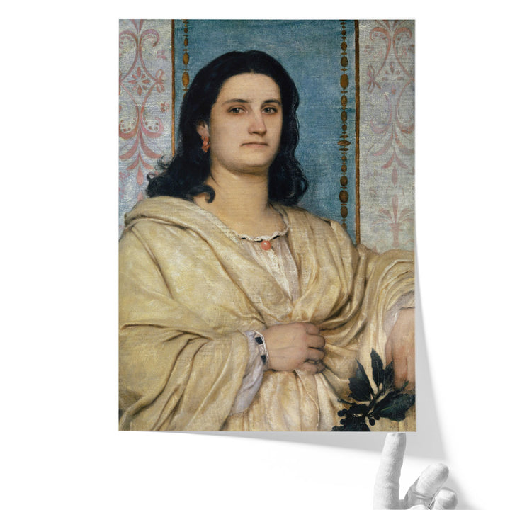 Portrait of Angela Böcklin as a Muse, 1863 - Canvas Print Wall Art