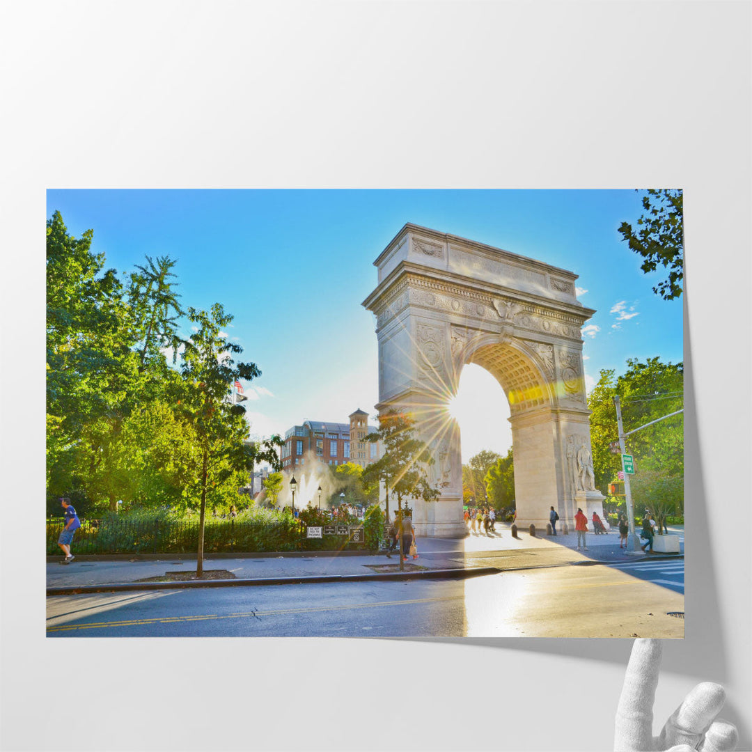 Washington Square Park in New York City - Canvas Print Wall Art