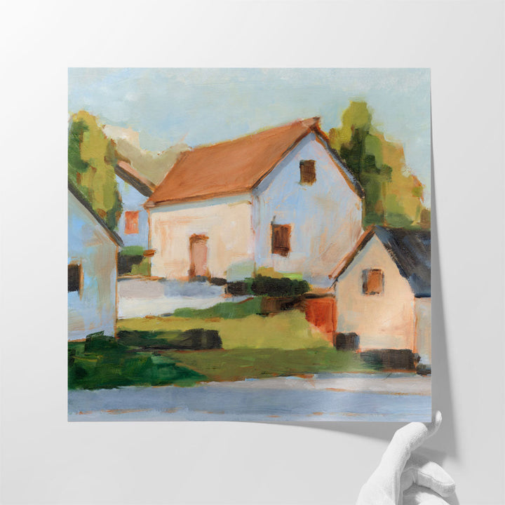 European Farmhouses I - Canvas Print Wall Art