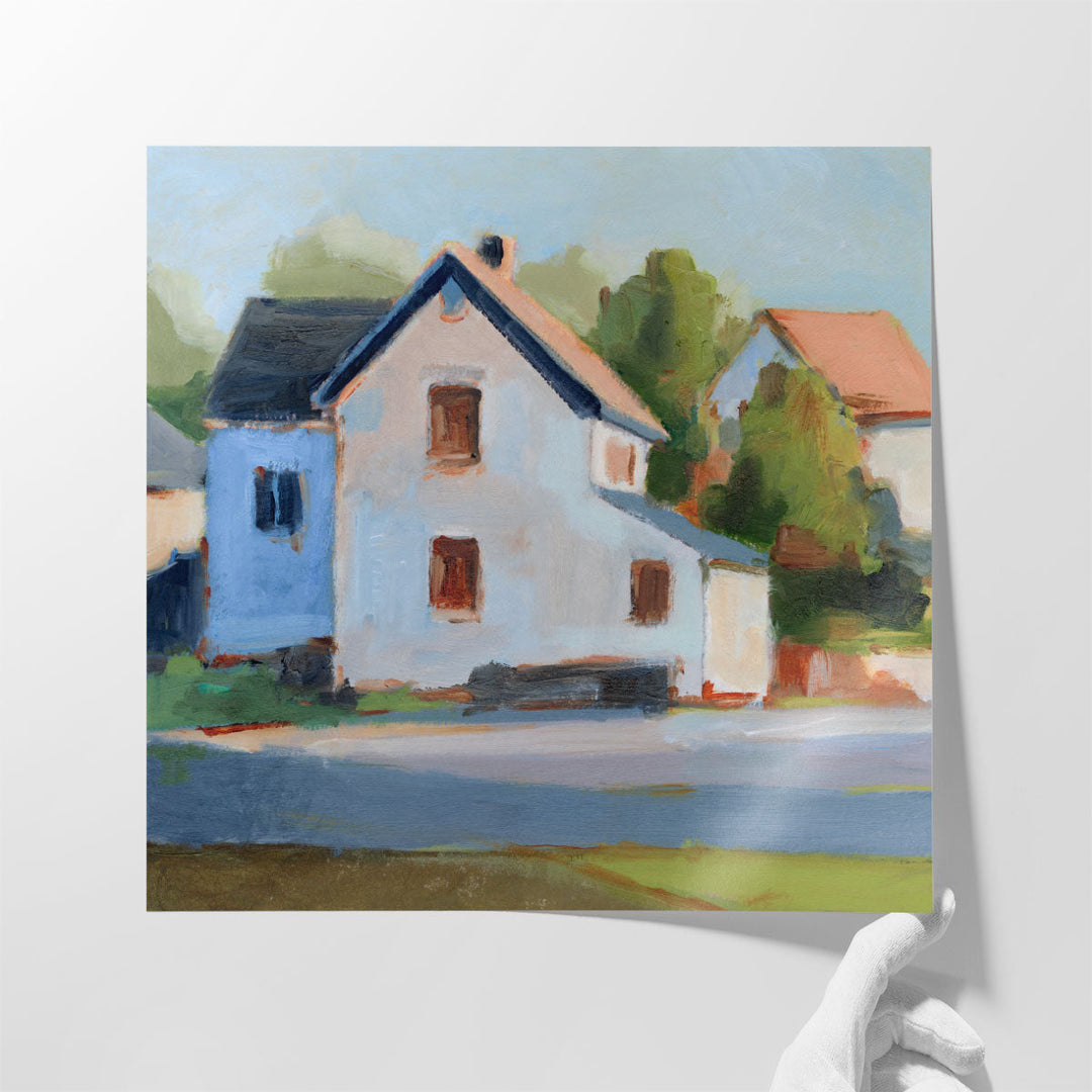 European Farmhouses II - Canvas Print Wall Art