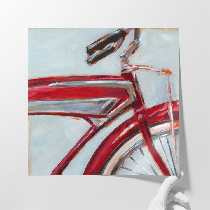 Retro Cycle I - Canvas Print Wall Art