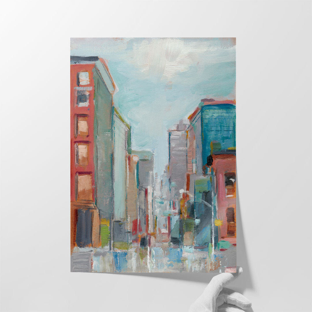 Downtown Contemporary II - Canvas Print Wall Art