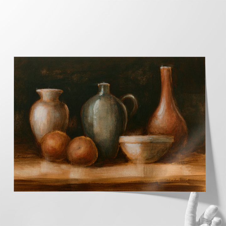 Earthenware and Fruit II - Canvas Print Wall Art