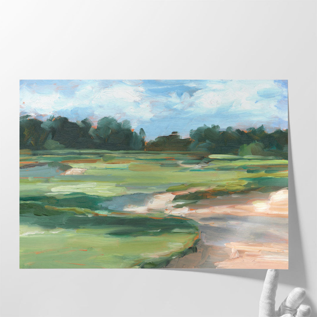 Golf Course Study II - Canvas Print Wall Art