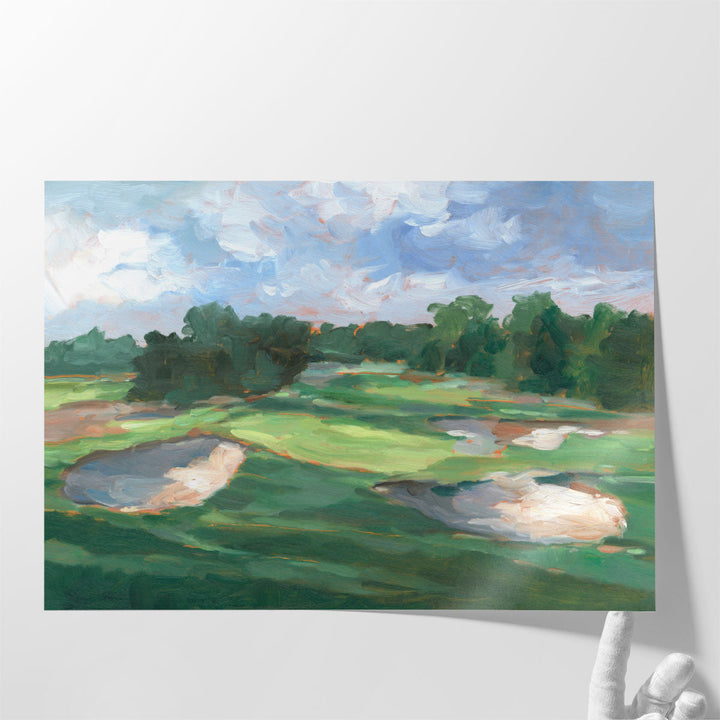 Golf Course Study III - Canvas Print Wall Art