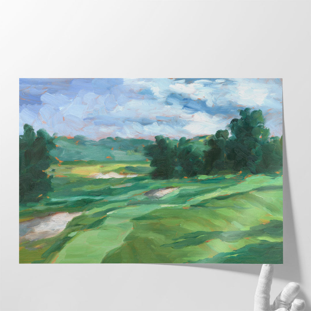 Golf Course Study IV - Canvas Print Wall Art