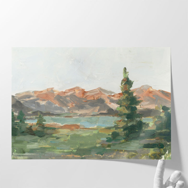 Rusty Mountains II - Canvas Print Wall Art Success