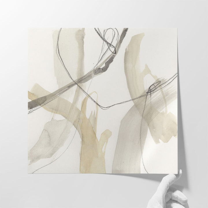 Neutral Momentum I - Canvas Print Wall Art