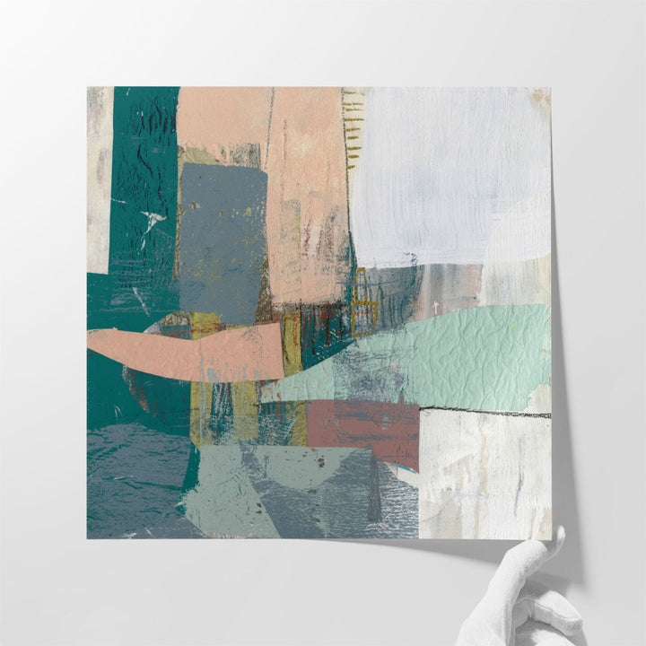 Pastel Collage I - Canvas Print Wall Art