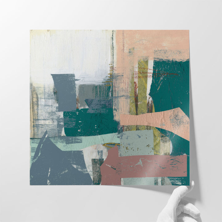 Pastel Collage II - Canvas Print Wall Art