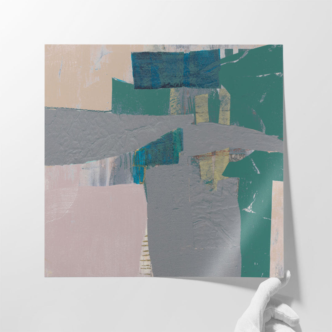 Pastel Collage IV - Canvas Print Wall Art