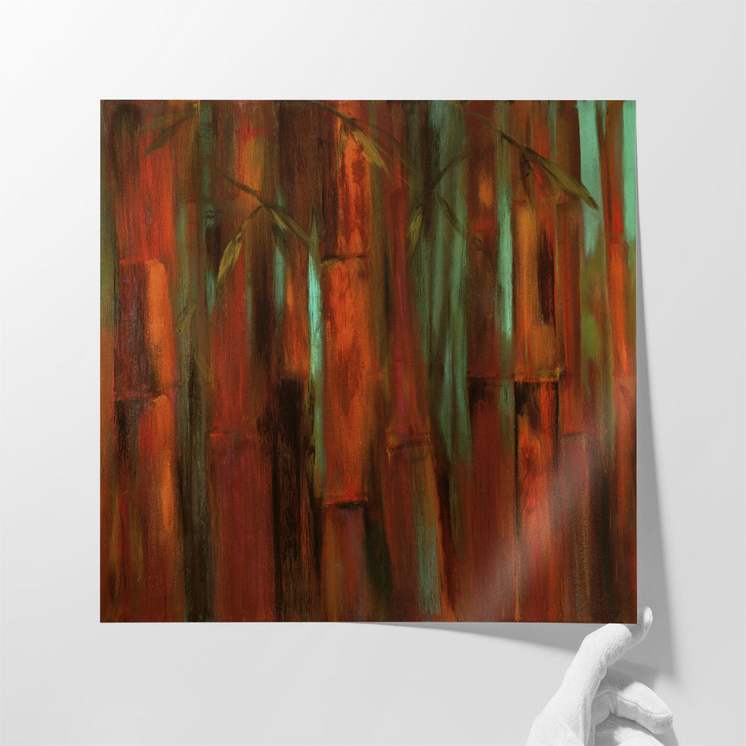 Sunset Bamboo I - Canvas Print Wall Art