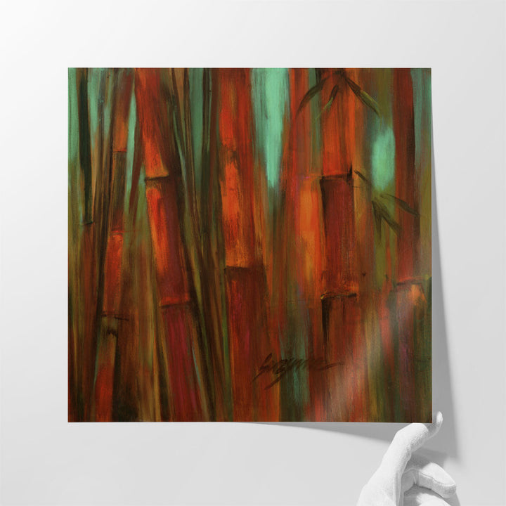 Sunset Bamboo II - Canvas Print Wall Art