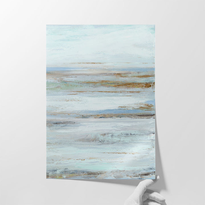 Muted Misty Marsh II - Canvas Print Wall Art