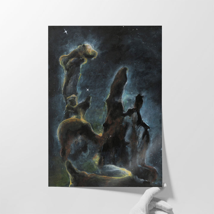 Distant Nebula IV - Canvas Print Wall Art