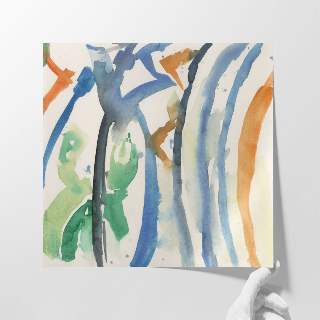 Spanish Tile I - Canvas Print Wall Art