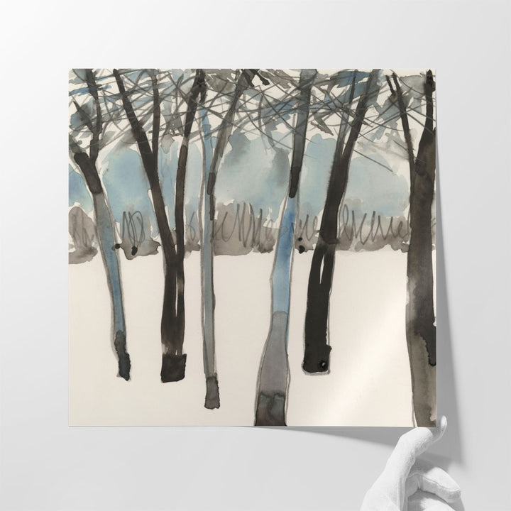 Winter Treeline II - Canvas Print Wall Art