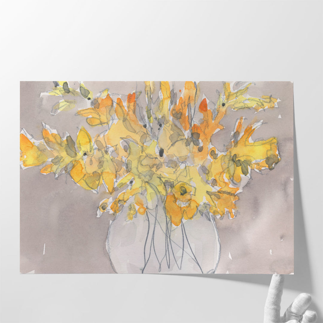 Day Dream Bouquet II - Canvas Print Wall Art