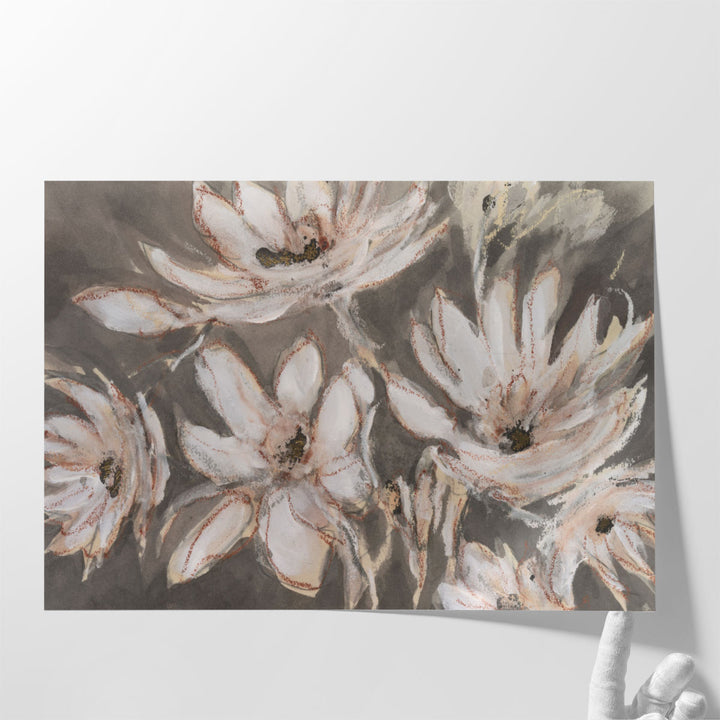 Embellished Magnolia II - Canvas Print Wall Art