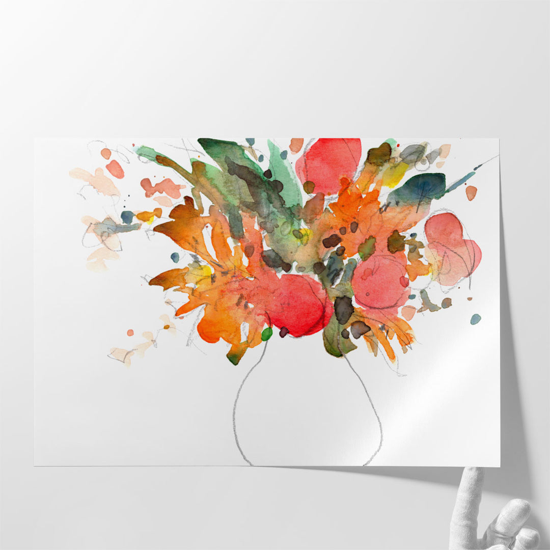 Expressive Bouquet II - Canvas Print Wall Art