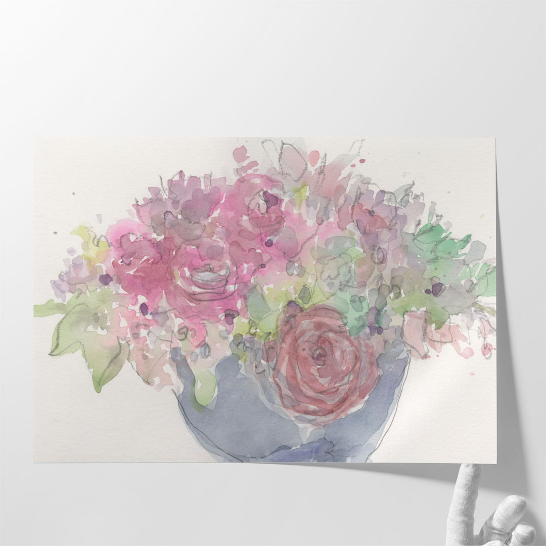 Floral Dreamy I - Canvas Print Wall Art