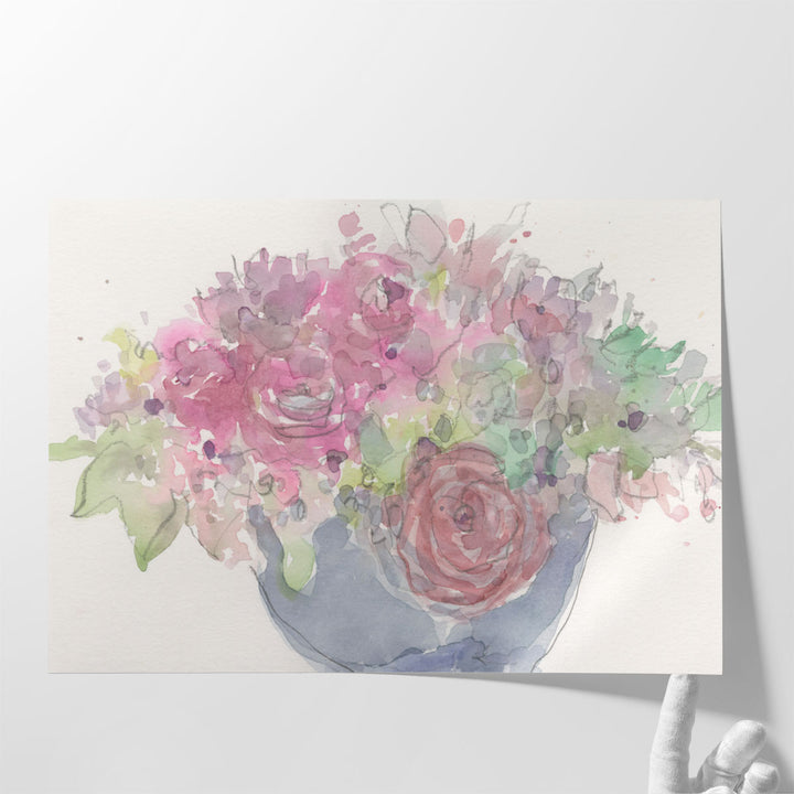 Floral Dreamy I - Canvas Print Wall Art