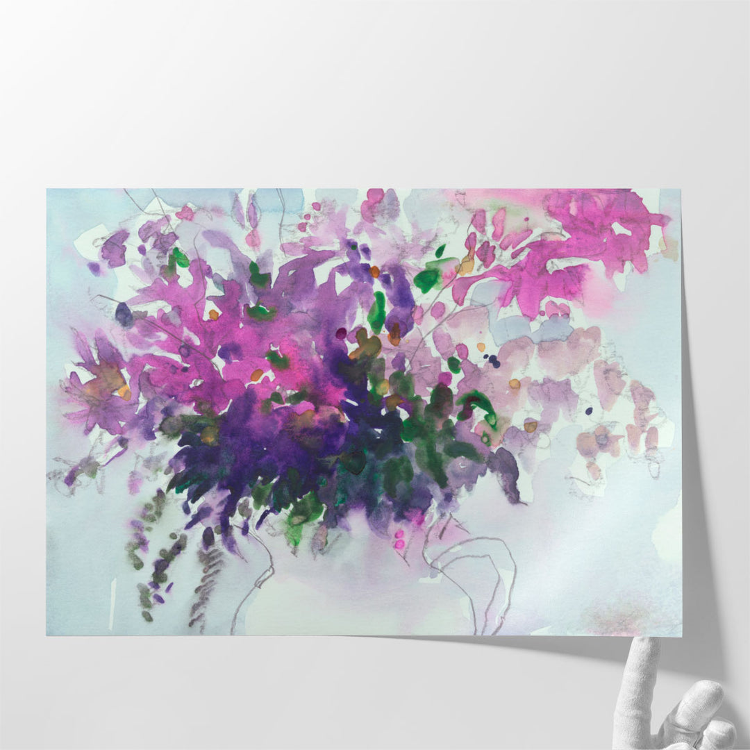 Floral in Pitcher II - Canvas Print Wall Art