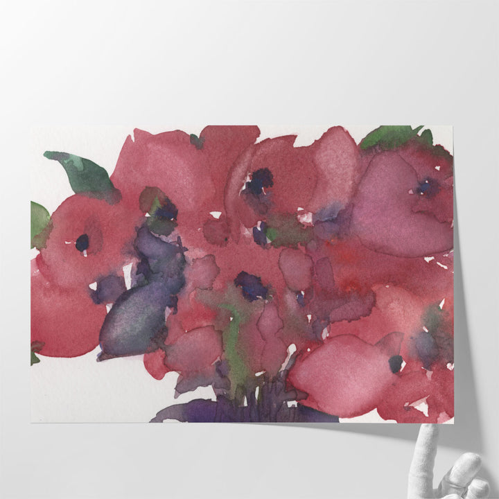 Floral Pretty I - Canvas Print Wall Art