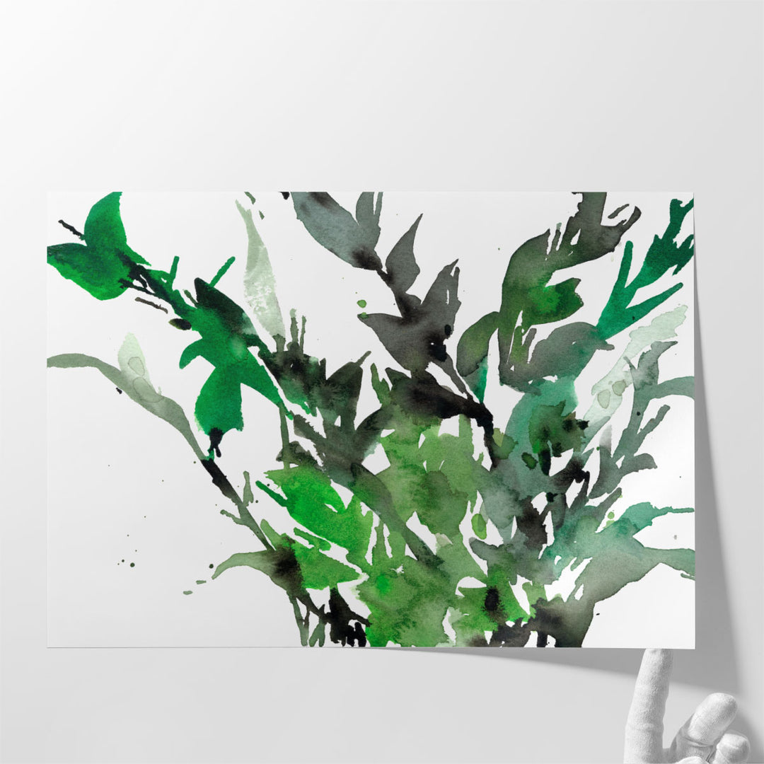 Just the Leaves I - Canvas Print Wall Art