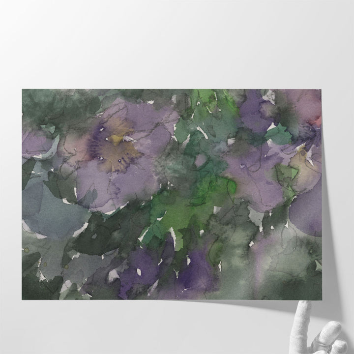 Language of Violets II - Canvas Print Wall Art