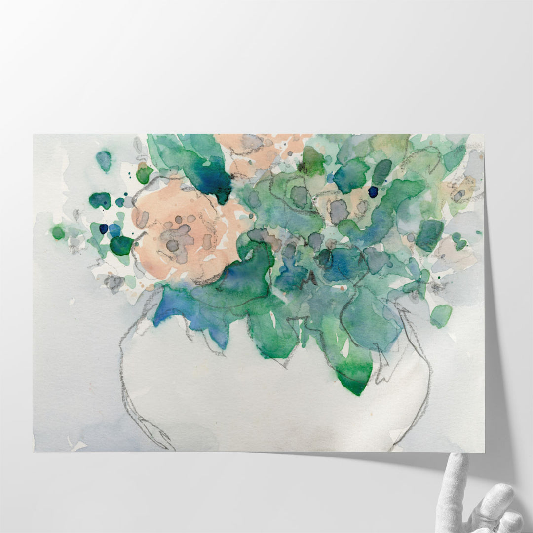 Pastel Arrangement I - Canvas Print Wall Art