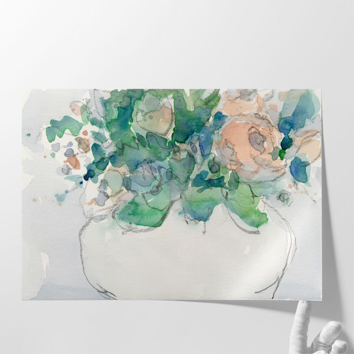 Pastel Arrangement II - Canvas Print Wall Art