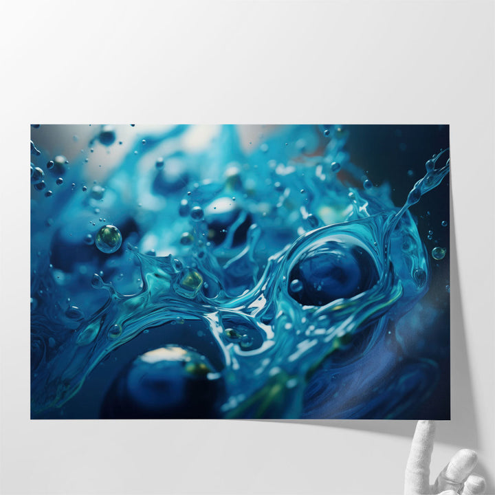 Soft Atmospheric Splash - Canvas Print Wall Art