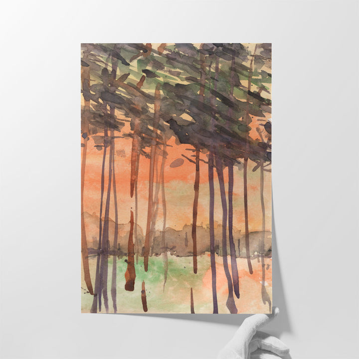 Between the Trees I - Canvas Print Wall Art