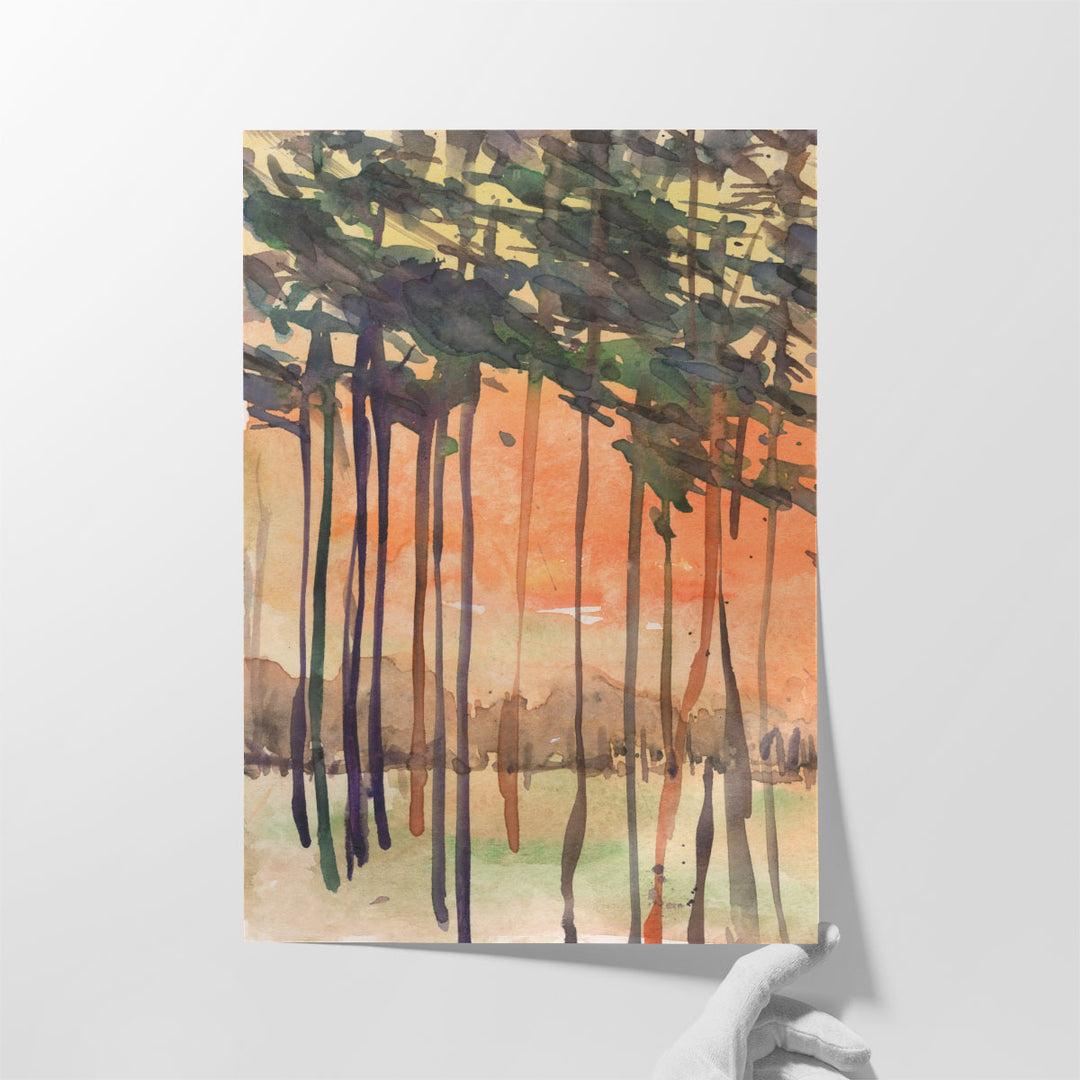 Between the Trees II - Canvas Print Wall Art