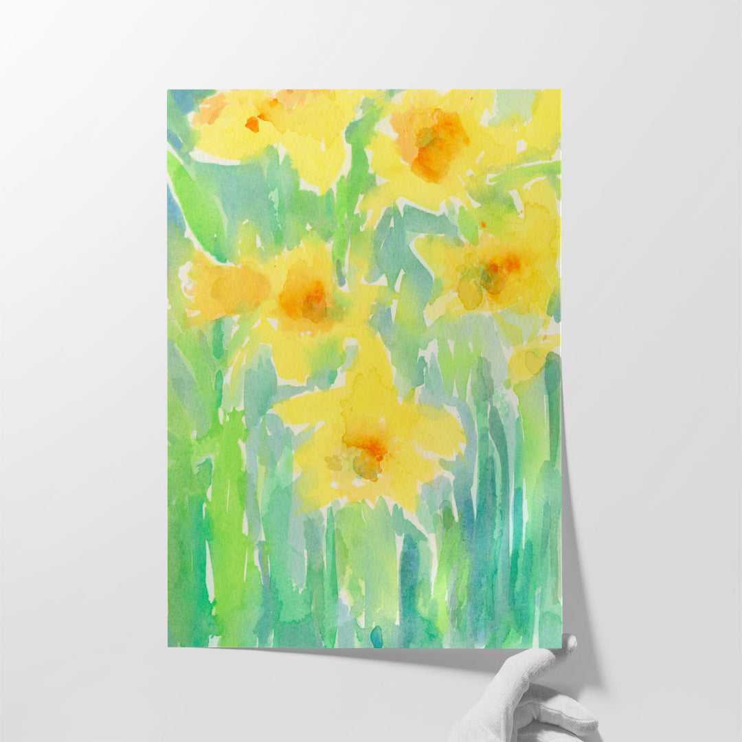 Daffodils I - Canvas Print Wall Art